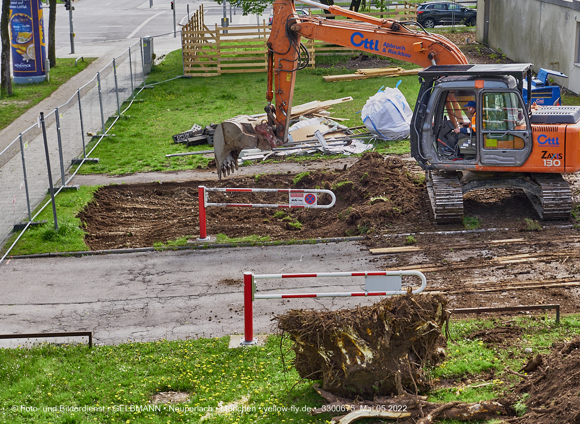 05.05.2022 - Baustelle am Haus für Kinder in Neuperlach